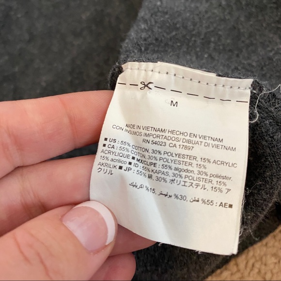 Old Navy Open Front Shawl Gray Hi Low Cardigan - Picture 6 of 7